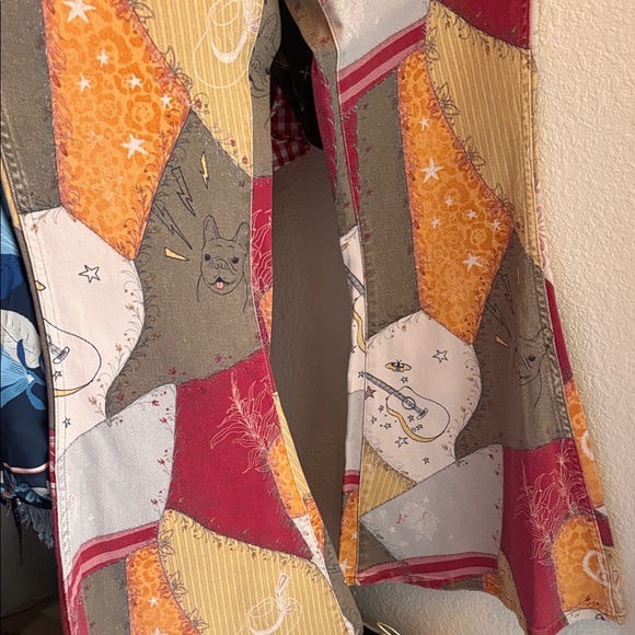 Wrangler and Lainey Wilson Multicolor Patchwork Jeans - Picture 3 of 4